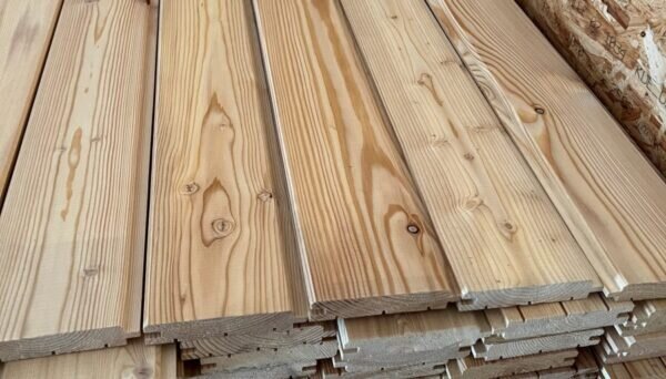Profilholz | Nut-Feder Panelle | Lärche | 22 x 115 mm | AB Sortierung